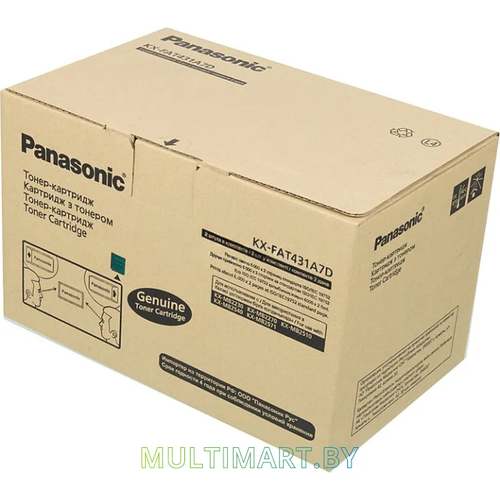 Картридж Panasonic KX-FAT431A7D